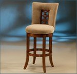 Lakeshore LK225 Swivel Bar Stool - Russet Cordovan with Bella Cocoa
