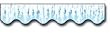 BORDER ICICLES SCALLOPED