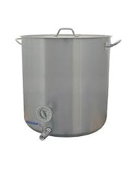 25g 100qt Home Brewing Kettle w  Valve & Thermometer by Home Brew Stuff
