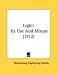 Book Light: Its Use And Misuse (1912)