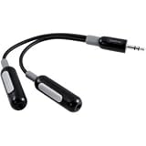 Griffin SmartShare Headphone Splitter with Individual Volume Control Black