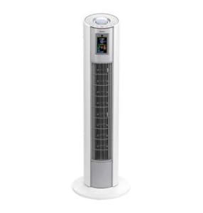 【ピコイオンで除菌・脱臭】TOSHIBA ピコタワー 扇風機(タワー扇) 省スペース ツインタイマー チャイルドロック LEDデジタル表示パネル リモコン首振り ホワイト F-TN5X(W)