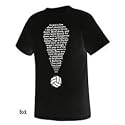 Tandem Exclamation Volleyball Black Tee