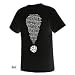 Tandem Exclamation Volleyball Black Tee