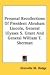 Search : Personal Recollections Of President Abraham Lincoln, General Ulysses S. Grant And General William T. Sherman