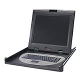 APC Rackmount Keyboard Monitor Mouse - KVM console - rack-mountable - TFT - 17 - 1280 x 1024 / 75 Hz - 0.297 mm - black - 1U