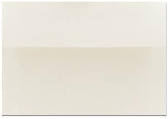 LUXPaper A7 Invitation Envelopes | Peel & Press | 5 1/4" x 7 1/4" | Natural White | 80lb. Text | 100% Cotton | 500 Qty