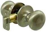 Saxon Passage Door Knob Finish: Satin Nickel