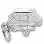 Tent Trailer Charm - 14k Yellow Gold