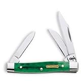 John Deere Three Blade Case Knife, 2 5/8