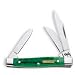 John Deere Three Blade Case Knife, 2 5/8"