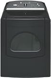Whirlpool Cabrio WGD6400SB 29' Gas Dryer with 7.0 cu. ft. Capacity, 7 Cycles, 5 Temperature Options, AccelerCare Drying System, Interior Drum Light and Door Window: Black