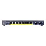 Netgear ProSafe GS110TP Smart Managed Gigabit Switch mit PoE und 2 Fiber Ports