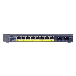Netgear ProSafe GS110TP Smart Managed Gigabit Switch mit PoE und 2 Fiber Ports Preisvergleich