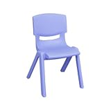 12 Resin Chairs - 6 Pk - Slate Blue tagged \