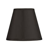 Hardback Chandelier Clip On Lamp Shades - Black - B1546