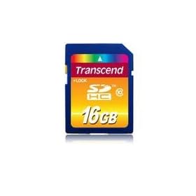 New - Transcend SDHC10 16 GB Secure Digital High Capacity (SDHC) - 1 Card - DF1428