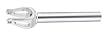 Razor Phase 2 CNC Threadless Forks Silver