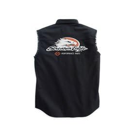Harley-Davidson® Men's Screamin' Eagle Blowout Shirt. HD graphics. Black or White, 98284-07VM; 98283-07VM