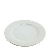 PLATE PORC WH RE 9.5, CS 2/DZ, 07-1340 CRESTWARE CHINA PORCELAIN