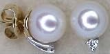 Review   / ~ Mindy Harris 14KT Heavy Setting Pearl with Diamond