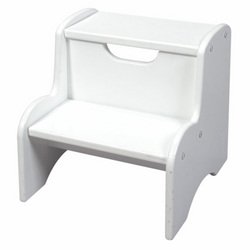 Childrens Toyshop  Toys : Gift Mark 2-Step Stool - White