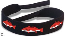 Flying Fisherman Sunglass Retainers Soft Strap 7630F Black with 7630F