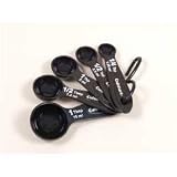 Cuisinart 5 Piece Measuring Spoon Set,  Black