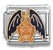 Jewelry : Clearly Charming Flying Monkey Black Wings Wizard of Oz Wildlife Animal Theme Italian Charm