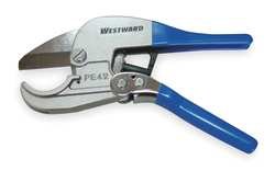 Westward 1YNA6 PVC Pipe Cutter, Ratcheting, 1 To 1 3/8 In