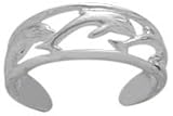 Genuine Sterling Silver Dolphin Toe Ring