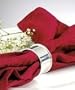 Set of 2, Plain Design Sterling Silver Napkin Rings 1-3/4 diameter, 1"" wide