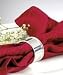 Set of 2, Plain Design Sterling Silver Napkin Rings 1-3/4 diameter, 1"" wide