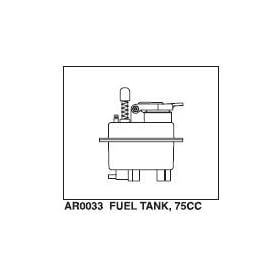 AR0033 1 10 Fuel Tank 75cc from Fuel Tanks