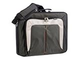 ULTRON NB Tasche 43,9 cm 17,3Z UT-17 m. extra Faechern Schultergurt Farbe: schw./grau carbon Spritzwasserschutz Material: Polyester