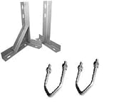 24 Inch T K Galvanised Aerial Wall Brackets 2 U Bolts By Aerials Satellites Cables