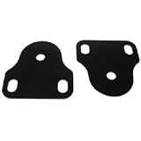 1976-1995 Jeep CJ & Wrangler YJ Black Interior Windshield Brackets by Rugged Ridge