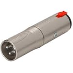 Neutrik NA3MJ XLR Male To 1/4 Female Adapter