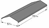 Music City Metals 93031 Porcelain Steel Heat Plate Replacement for Select Gas Grill Models by Coleman, Sonoma and Others