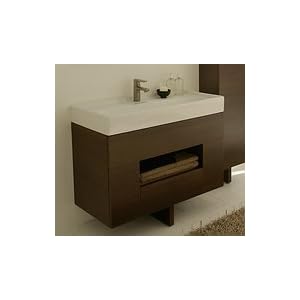La Toscana OPENBASE Open 100 39-3 8-Inch by 18-7 8-Inch by 33-7 8-Inch Vanity, Wenge