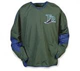 Tampa Bay Devil Rays Authentic Elevation Gamer Jacket font color=#990000 BL (Adult Large)