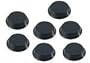 3M SJ5012 Bumpon Blister Pack, Black 0.500" Wide x Long, 0.140",