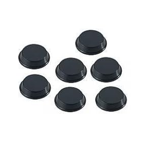 3M SJ5012 Bumpon Blister Pack, Black 0.500" Wide x Long, 0.140",