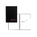 Twinwire Wirebound Hardcover Notebook With Ruled Squares, Black, 11 3/4 x 8 1/4 (JDKJ99085) Category: Ruled, Perforated and Wirebound Writing Pads