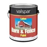 Farm and Fence Paint - 18-3121-10 1G Red Barn Latex by Valspar