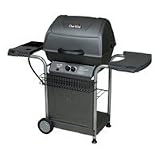 Charbroil 463751005 Quickset Series 35,000-BTU Grill with Side Burner, Textured Graphite