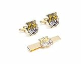 Louisiana State (LSU) Tigers Cuff Links and Tie Bar Gift Set