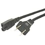 Cables To Go - 27399 - 6ft Polarized 2-Slot Power Cord