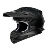 Shoei Helmets - Shoei VFXW Solid Motocross Helmet Matte Black