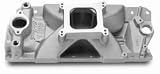 Bowtie II Victor Jr. Intake Manifold Non-EGR 3500-8000rpm Chevy Small Block 262-400 cid Race 4 bbl Carbs